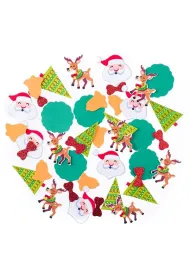 Dalprint Naklejki z pianki weso�e �wi�ta 48 szt.
