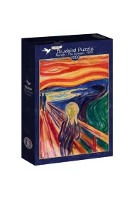 Puzzle 1000 el. Krzyk, Munch Bluebird Puzzle