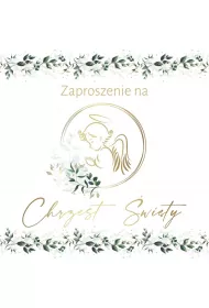 Armin Style Zaproszenie Chrzest 5 szt.