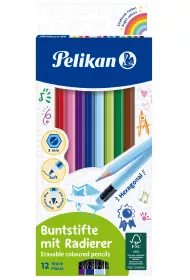 Pelikan Kredki wymazywalne 12 szt.