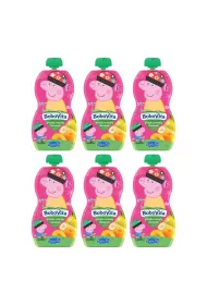 BoboVita winka Peppa Mus gruszka z bananem i morel po 6 miesicu Zgrzewka 6 x 100 g