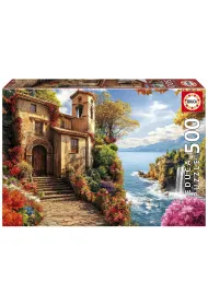 Puzzle 500 Willa nad morzem Educa
