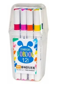 Fandy Marker dwustronny Bobdog zapachowy 12 kolor�w