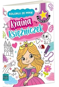 Kolorowanka a4 koloruj ze mn� - kraina ksi�niczek