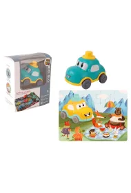Auto puzzle 20 el. Przygoda drogowa - samochodzik Pro Kids