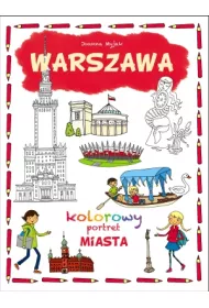 Kolorowy portret miasta Warszawa