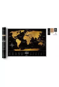 Mapa zdrapka - Travel Map Black World