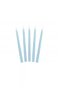 PartyDeco �wieca sto�kowa matowa b��kitna 24cm