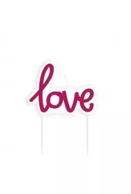 Amscan �wieczka mini "Love"