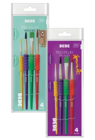 Interdruk P�dzelki z uchwytem BEBE Friends 4 szt.