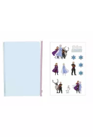 Notes A5 Frozen do samodzielnego zdobienia z naklejkami