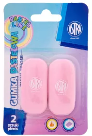 Astra Gumka owalna pastelowa 2 szt.