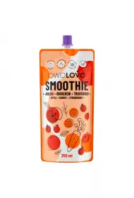 Owolovo Smoothie Pouch Jabko-Marchewka-Truskawka 250 ml
