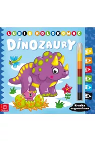 LUBI� KOLOROWA�. DINOZAURY. KREDKA SEGMENTOWA