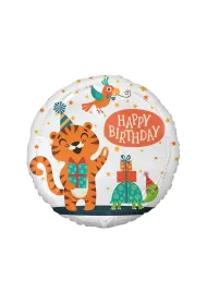 Balon foliowy Tygrysek Happy Birthday 18 Godan