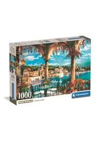 Puzzle 1000 el. Balcony View Of Lake Como Clementoni