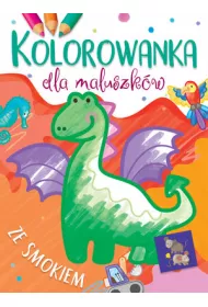 Kolorowanka dla maluszkw ze smokiem