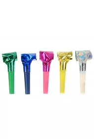 PartyDeco Gwizdek zwijany Holographic Whistles 20 szt.