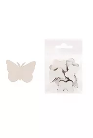 Cresco Dekoracja drewniana Motyl du�y 12 szt.