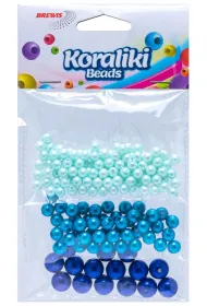 Brewis Koraliki do nawlekania niebieskie 36g
