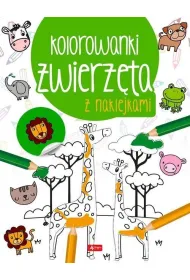 Zwierz�ta. Kolorowanka z naklejkami