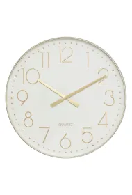 Zegar cienny okragy 51 cm biay Laure