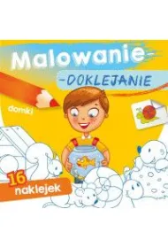 Malowanie-doklejanie. Domki