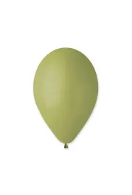 Godan Balony G90 pastelowe 10 zielone oliwkowe 100 szt.