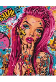 Ideyka Malowanie po numerach - Plama kolor�w 40x50cm