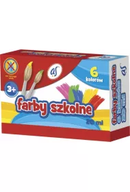 Astra Farby szkolne plakatowe "AS" 6 kolor�w