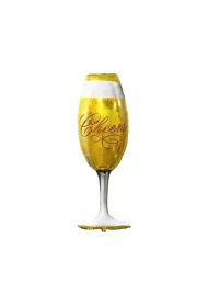 Godan Balon foliowy Kieliszek z�oty Cheers 22x73cm