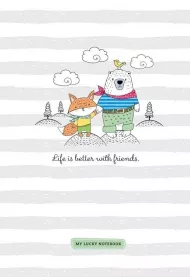 Fresh Notatnik ozdobny Przyjaciele 80 kartek