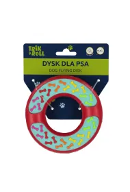 Dysk dla psa 13,8cm  czerwony TRIK&ROLL 560676