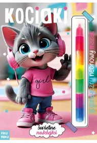 Kociaki. Gigantyczny neonowy mazak. Marker modu�owy