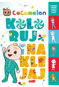 Koloruj i naklejaj. Cocomelon