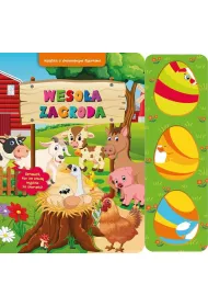 Weso�a zagroda. Ksi��ka z drewnianymi figurkami