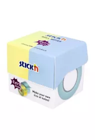 Stickn Notes samoprzylepny 2x25mmx10m ��ty-nieb. pastel