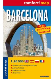 Barcelona- city street 1:20 000 (laminat, MIDI)