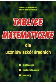Tablice matematyczne dla uczniw szk rednich