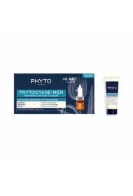 Phyto Zestaw Cyane Men Anti-Loss Treatment szampon przeciw wypadaniu wosw + ampuki do wosw 12 x 13 szt.