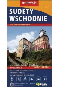 Sudety wschodnie. Mapa w skali 1:60 000