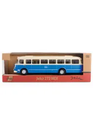 Autobus metalowy 1 43 Jelcz 272 mex niebieski WB DAFFI M-913