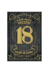 Kukartka Karnet B6 Urodziny 18 PR-102
