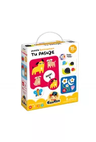 CzuCzu. Puzzle kontrastowe Tu pasuje 15 mies.+ Bright Junior Media