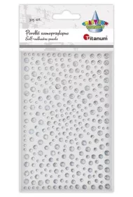 Titanum Kryszta�ki samoprzylepne Okr�g�e srebrne 325 szt