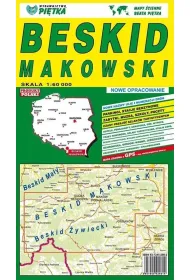 Beskid Makowski. Mapa turystyczna w skali 1:60 000