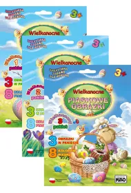Pakiet: Wielkanocne pakiety 1-3. Wielkanocne piaskowe obrazki