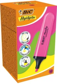 Bic Zakre�lacz Highlighter neon r�owy 12 szt.