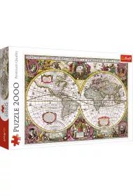Puzzle 2000 el. Mapa Ziemi Trefl