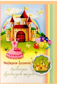 Top Graphic Karnet BOG Serdeczne �yczenia dzieci�ce B6 BR mix wzor�w